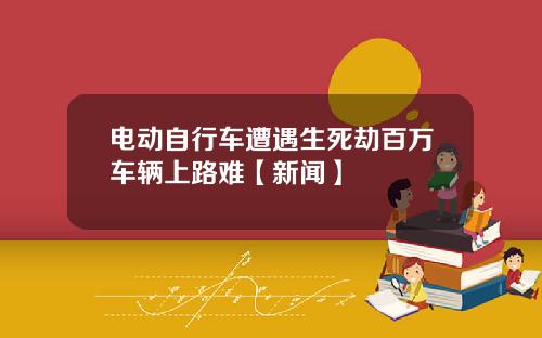 电动自行车遭遇生死劫百万车辆上路难【新闻】