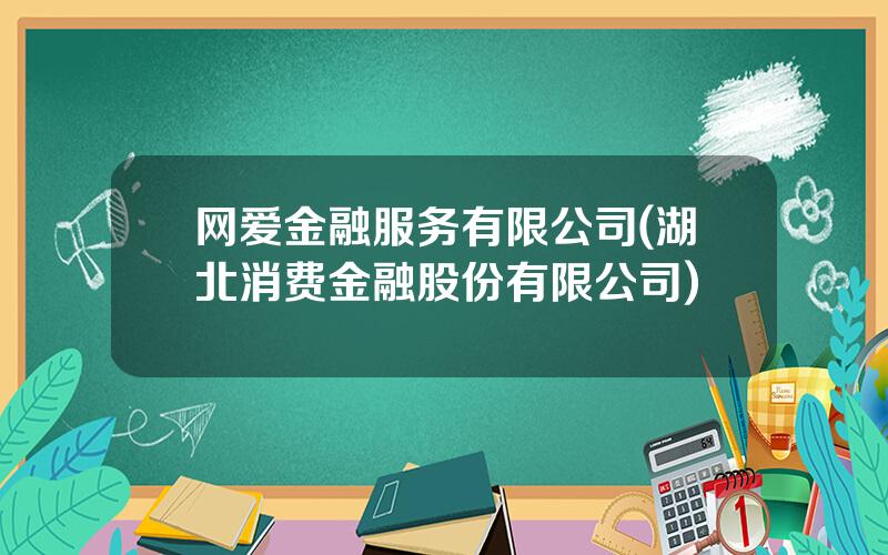 网爱金融服务有限公司(湖北消费金融股份有限公司)