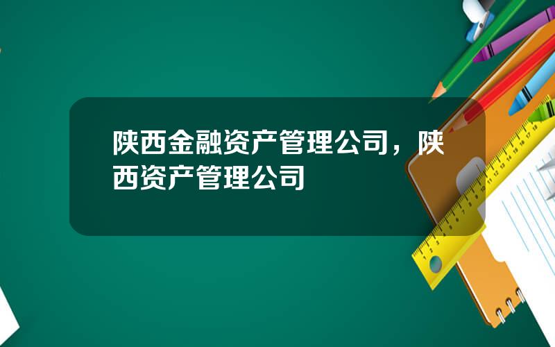 陕西金融资产管理公司，陕西资产管理公司